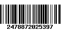 Código de Barras 2478872025397