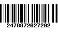 Código de Barras 2478872027292