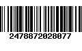 Código de Barras 2478872028077