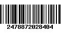 Código de Barras 2478872028404