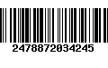 Código de Barras 2478872034245