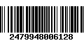 Código de Barras 2479948006128