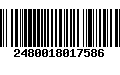 Código de Barras 2480018017586