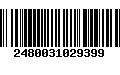 Código de Barras 2480031029399