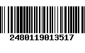 Código de Barras 2480119013517