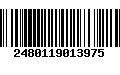 Código de Barras 2480119013975