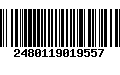 Código de Barras 2480119019557