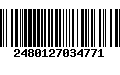 Código de Barras 2480127034771