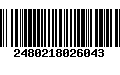 Código de Barras 2480218026043