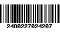 Código de Barras 2480227024207