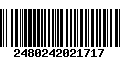 Código de Barras 2480242021717