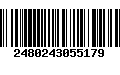 Código de Barras 2480243055179