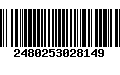 Código de Barras 2480253028149