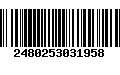 Código de Barras 2480253031958