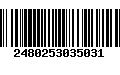 Código de Barras 2480253035031