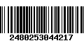 Código de Barras 2480253044217