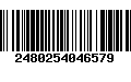 Código de Barras 2480254046579