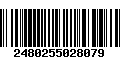 Código de Barras 2480255028079