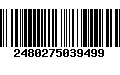 Código de Barras 2480275039499