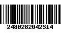 Código de Barras 2480282042314