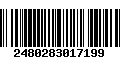 Código de Barras 2480283017199