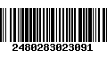 Código de Barras 2480283023091