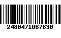 Código de Barras 2480471067630