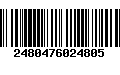 Código de Barras 2480476024805