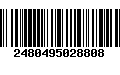 Código de Barras 2480495028808