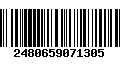 Código de Barras 2480659071305