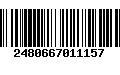 Código de Barras 2480667011157