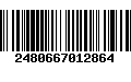 Código de Barras 2480667012864