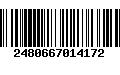 Código de Barras 2480667014172