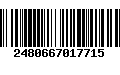 Código de Barras 2480667017715