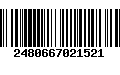 Código de Barras 2480667021521