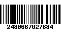 Código de Barras 2480667027684