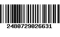 Código de Barras 2480729026631