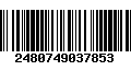 Código de Barras 2480749037853