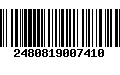 Código de Barras 2480819007410