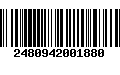 Código de Barras 2480942001880