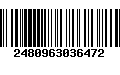 Código de Barras 2480963036472