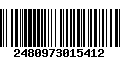 Código de Barras 2480973015412