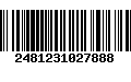 Código de Barras 2481231027888