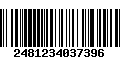 Código de Barras 2481234037396