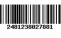 Código de Barras 2481238027881