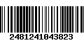 Código de Barras 2481241043823