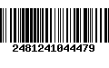 Código de Barras 2481241044479