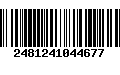 Código de Barras 2481241044677