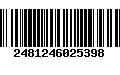 Código de Barras 2481246025398