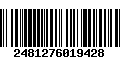 Código de Barras 2481276019428